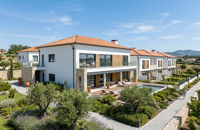 Seamless rain gutter installation and cleaning for villas and condominiums in Leiria — Caleiras na Hora