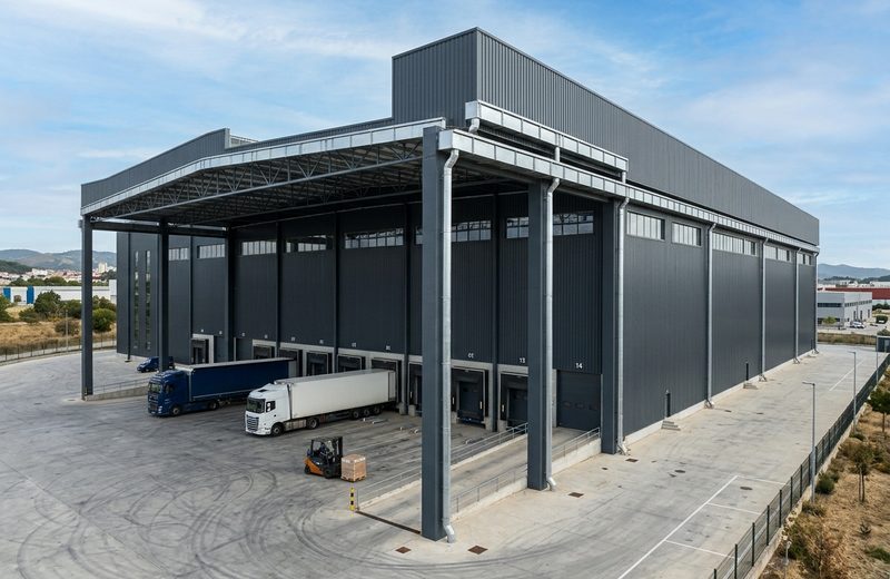 High-capacity industrial box gutters, downspouts and warehouse roof waterproofing in Leiria — Caleiras na Hora